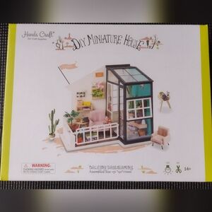 DIY Miniature House Kit - Balcony Daydreaming